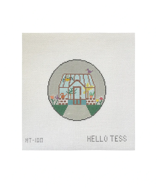 Hello Tess Designs HT100 Little Greenhouse 4" Round 18 mesh