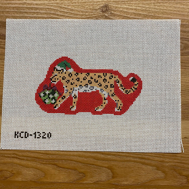 SCT Designs (KCN) KCD1320 Holiday Leopard 6 1/2" X 6" 13 Mesh