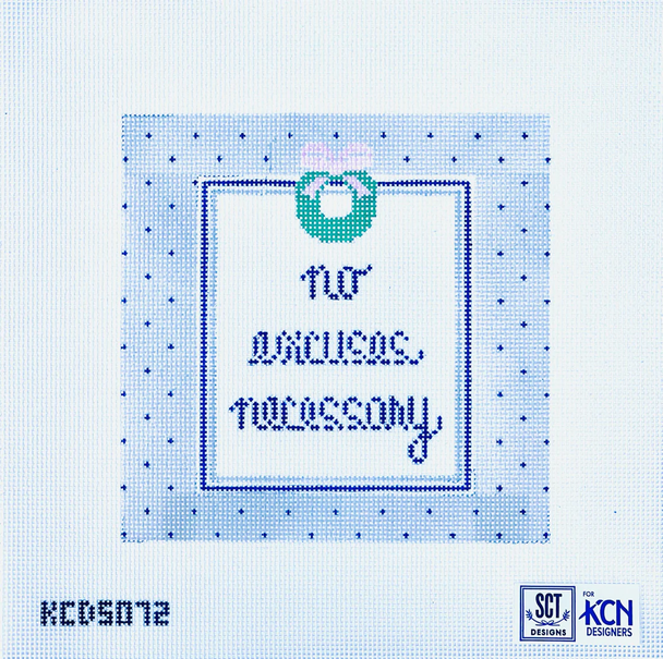 SCT Designs (KCN) KCD5072 no excuses necessary 7" x 7" 13 Mesh