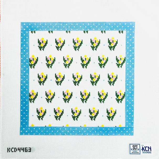 SCT Designs (KCN) KCD4463 Tiptoe Through the Tulips 10" square 13 Mesh