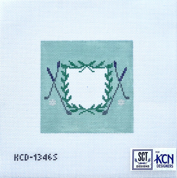 SCT Designs (KCN) KCD1346S Golf Crest 4 1/2" Square  18 Mesh