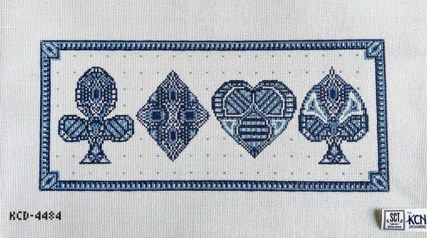 Blue Suits Bolster 16" X 7"  13 Mesh SCT Designs (KCN) KCD4484