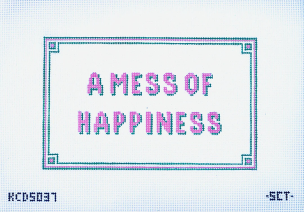 SCT Designs (KCN) KCD5037 KCD5037 A Mess of Happiness  9" x 5 3/4" 13 Mesh