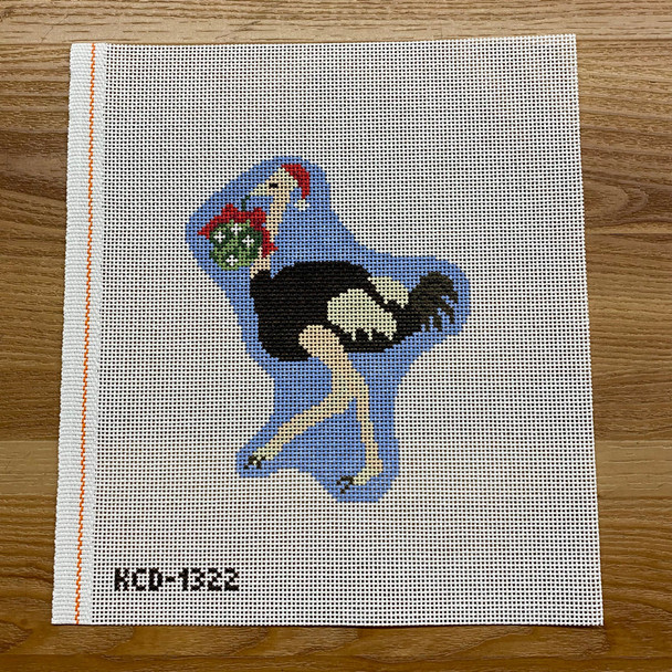 SCT Designs (KCN) KCD1322 Holiday Ostrich 6 1/2" X 5 1/2" 13 Mesh