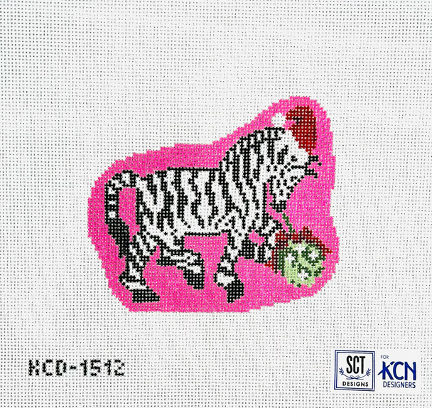 SCT Designs (KCN) KCD1512 Holiday Zebra 5 1/2" X 5"  13  Mesh