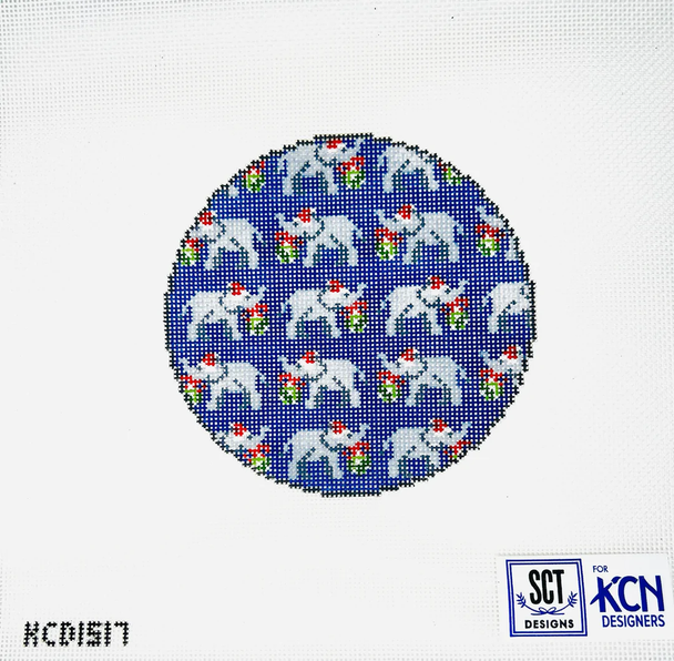 SCT Designs (KCN) KCD1517 Mini Elephant 4 1/2" Round  18  Mesh