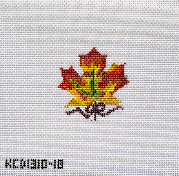 SCT Designs (KCN) KCD1310-18 Autumn Leaf Ornament  2" X 2 1/4"  18 Mesh