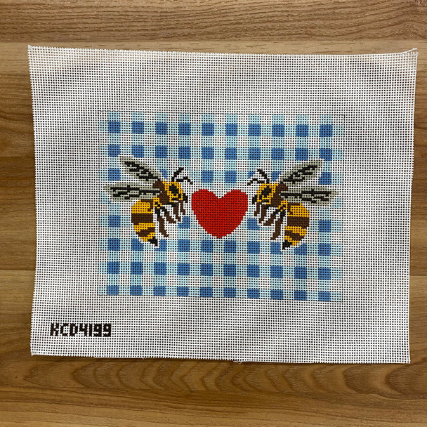 SCT Designs (KCN) KCD4199 Bee Loved Clutch  8" X 6" 13 Mesh