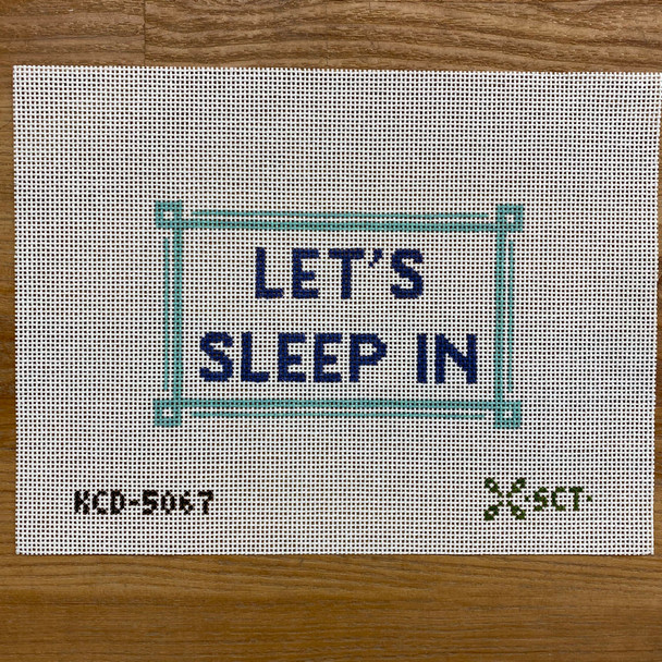 SCT Designs (KCN) KCD5067 Let's Sleep In 6 1/4" X 3 3/4"  13 Mesh