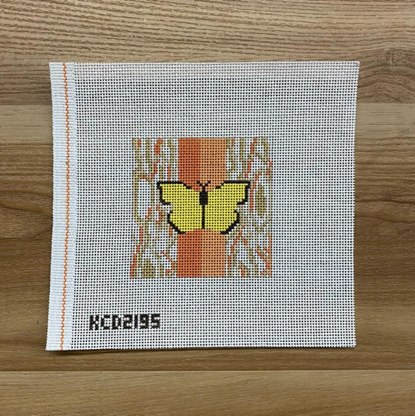 Mrs. Blandings (KCN) KCD2195 Butterfly Square Canvas 4 1/2" square 13 Mesh