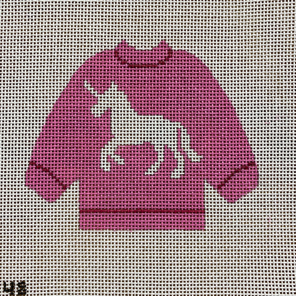 Unicorn Pullover 5" X 4 1/2" 13 mesh STITCH-ITs  SI148