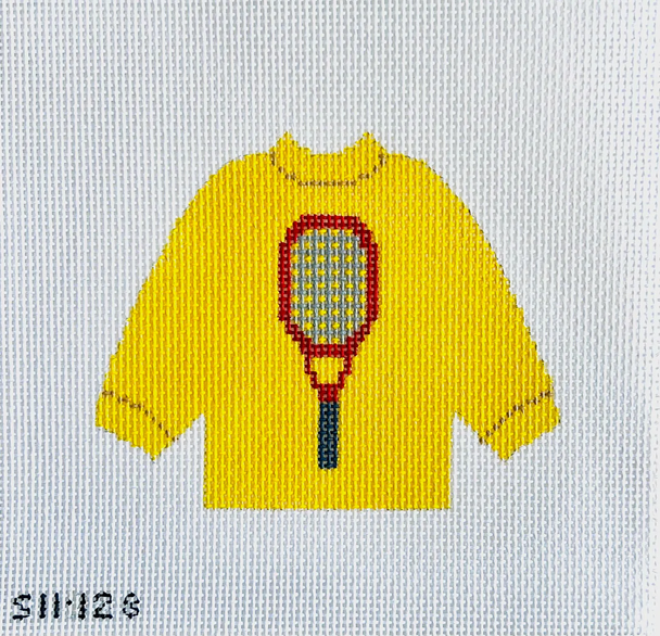 Tennis Racquet Pullover  5" X 4 1/2" 13 mesh STITCH-ITs  SI1128