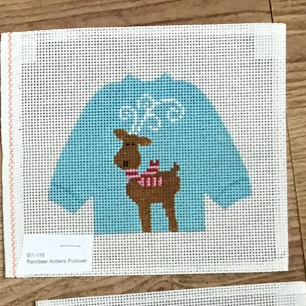 Reindeer Antlers Pullover 13 mesh STITCH-ITs  SI1116
