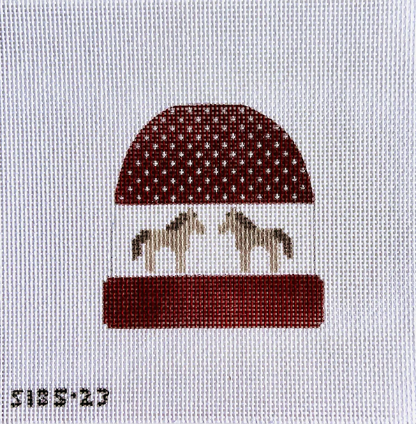 Horses Stocking Hat 4" X 4" 13 mesh STITCH-ITs SI8523