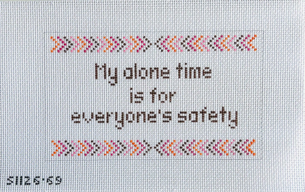 My Alone Time Is For Everyone's Safety 13 mesh STITCH-ITs SI12669