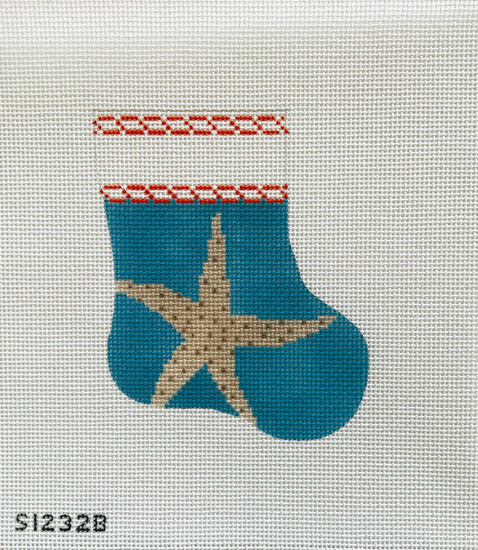 Starfish Mini Sock 5 1/2" X 5"  13 mesh STITCH-ITs SI232B