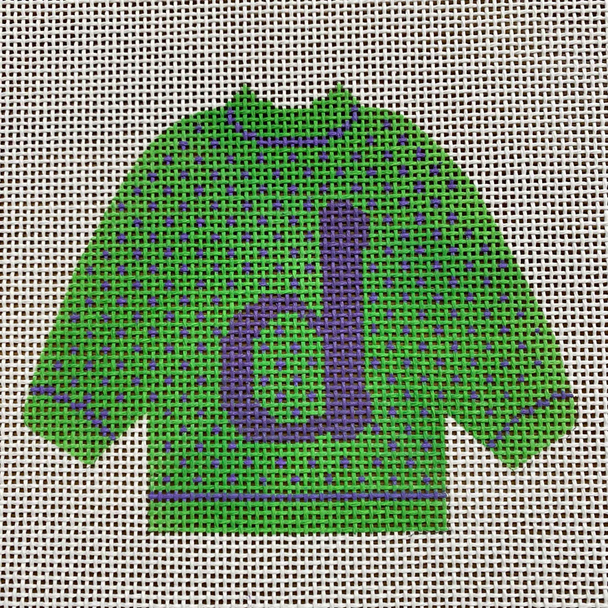Letter Pullover- D 5" X 4 1/2" 13 Mesh STITCH-ITs SI11d1