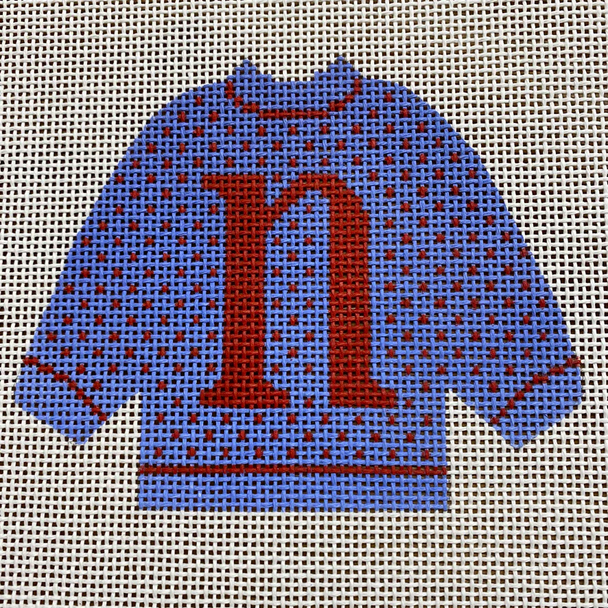 Letter Pullover- N 5" X 4 1/2" 13 Mesh STITCH-ITs SI11n1