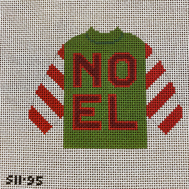 NOEL pullover 5" X 4 1/2" 13 Mesh STITCH-ITs SI195