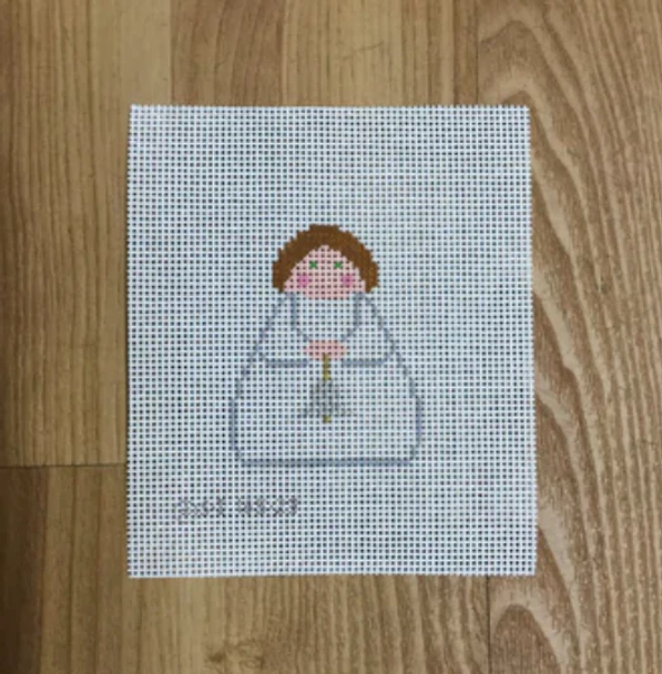 Angel with Bell 2 1/4" X 3"  13 Mesh STITCH-ITs SI16523