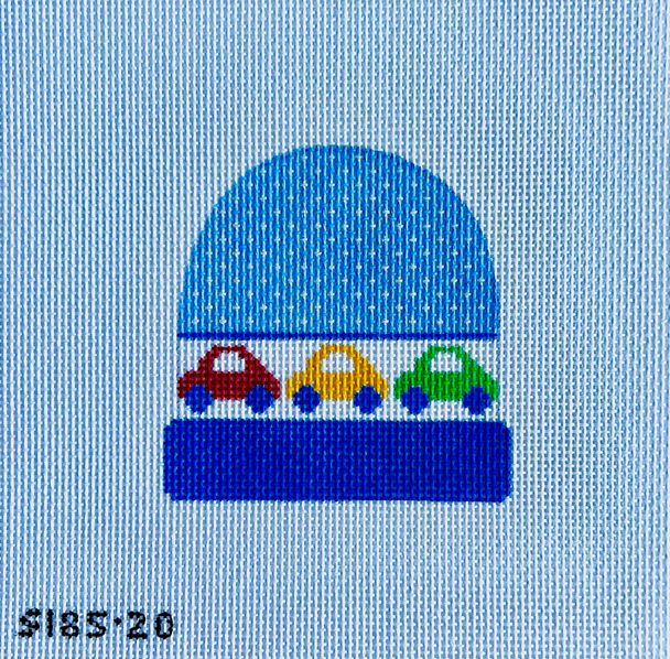 Cars Stocking Hat 4" X 4"  13 Mesh STITCH-ITs  SI8520