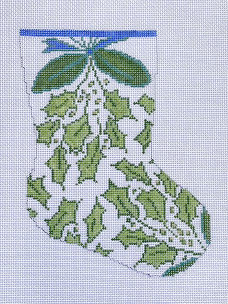 Deck the Halls Stocking 6" long, 4.25" wide, 18 Mesh Bauble Stockings BS09