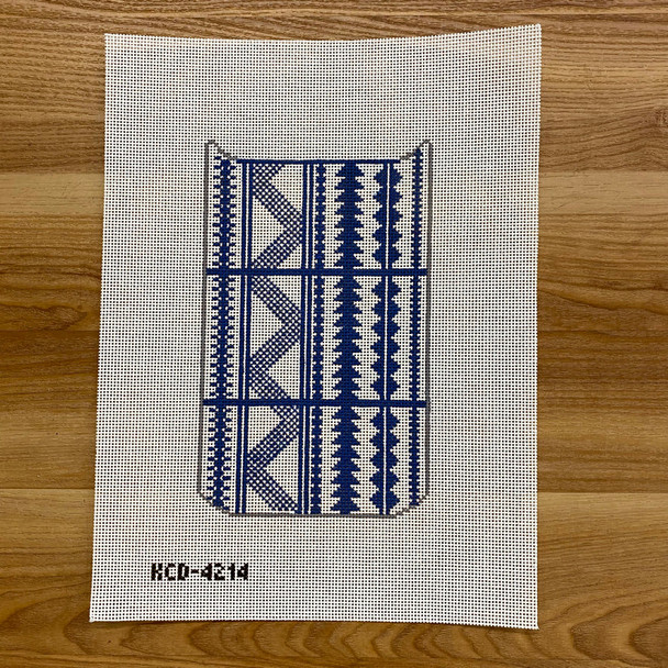 Small Treasures Geometric 5 1/4" X 9" 13 Mesh Little Stitches Needleworks KCD4214