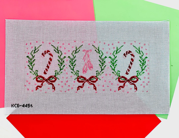 Candy Canes and ballet Slippers 14" X 6" 13 Mesh Pearly Gates KCD4456