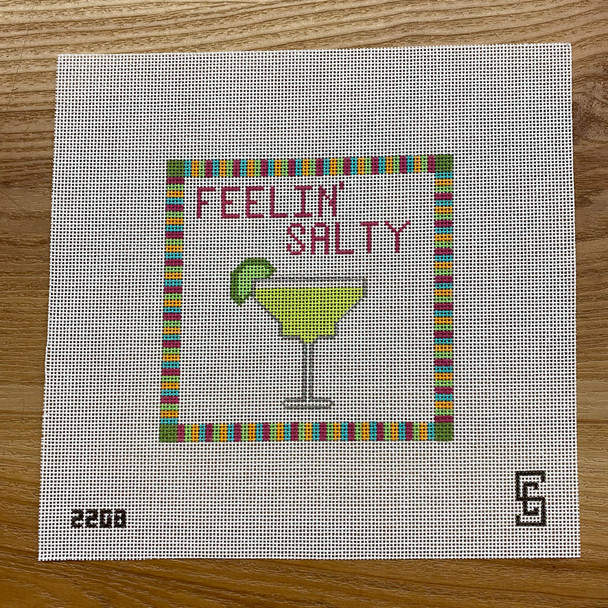 Feelin' Salty 4 1/2" square 18 Mesh Susan Cowden Studio KCD2208