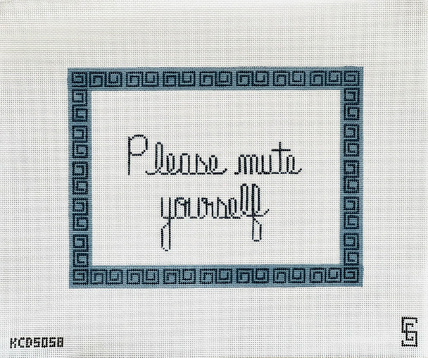 Please Mute Yourself 18 Mesh Susan Cowden Studio KCD5058