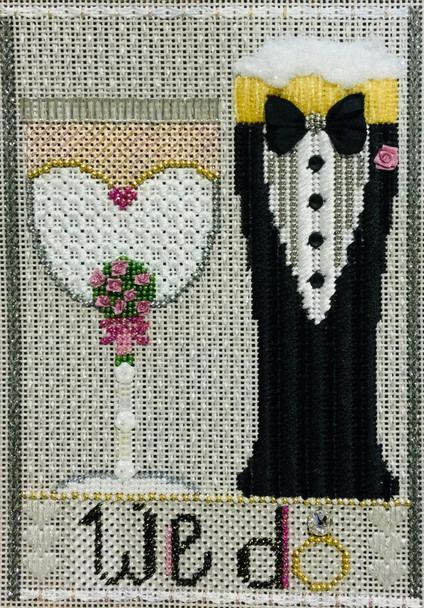 DRINK We Do 6.00” x 4.25”  18 Mesh Sew Much Fun 