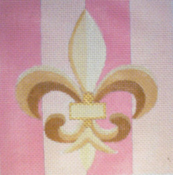 HO133 Raymond Crawford Designs  PINK FLEUR DE LIS