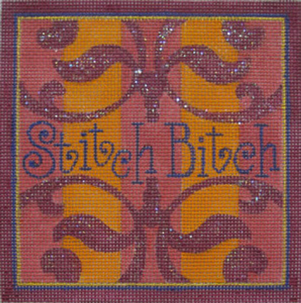 HO112 Raymond Crawford Designs  STITCH BITCH 5 x 5, 18 Mesh