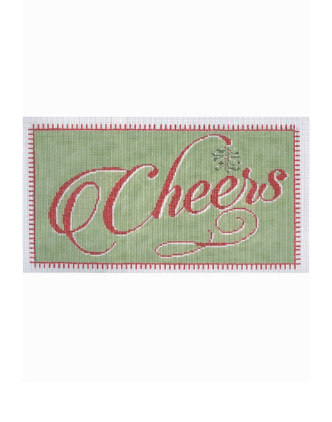 22-203 Holiday Cheers  12.5 x 6.5” 13 Mesh Blueberry Point