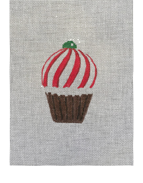 21-141 Red Swirl Cupcake 3.25 x 4” 18 Mesh Blueberry Point