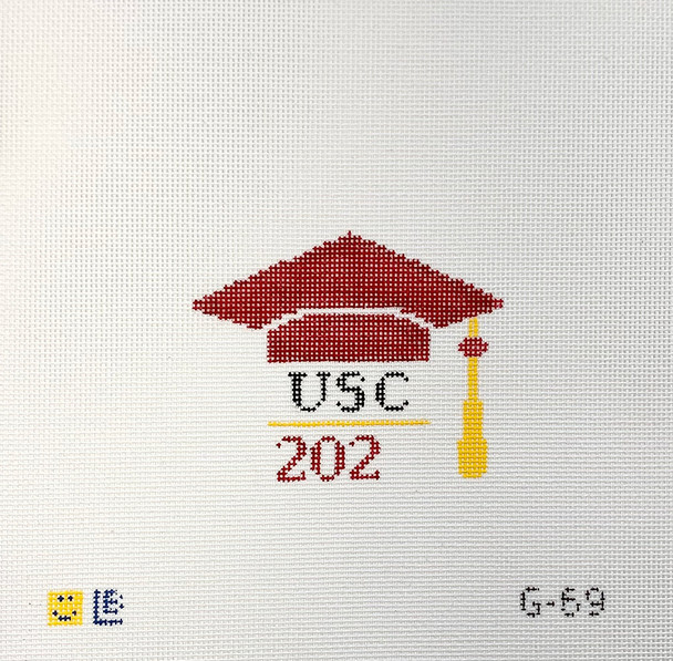 G-69 University of Southern California (USC), CA 4.75"w x 4"h 13 Mesh LAUREN BLOCH DESIGNS