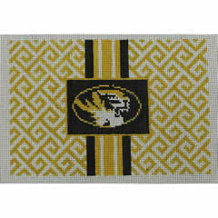 PC16 Mizzou Clutch 9 x 6 13 Mesh Kristine Kingston Needlepoint Designs