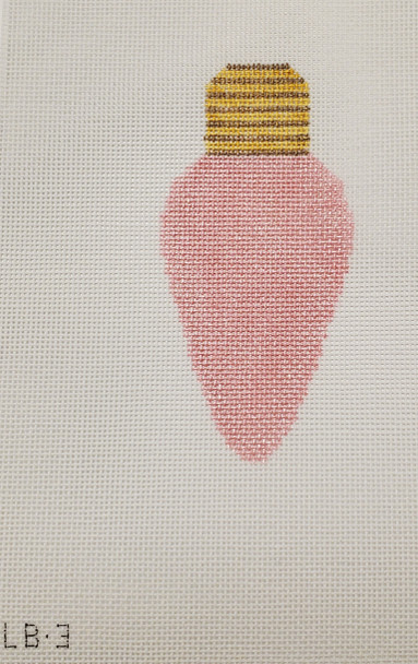 Light Bulb LB3 Pink Canvas Only 5″ x 7″ 18 Mesh Point2Pointe