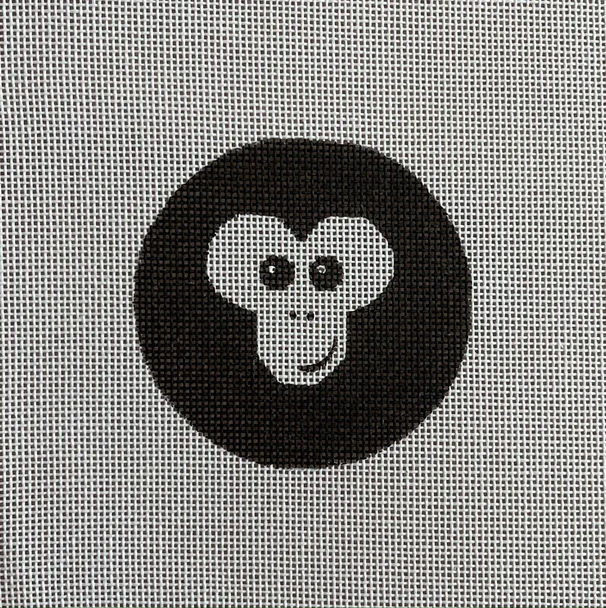 IN543 monkey face 3'' round 18 Mesh Colors of Praise 