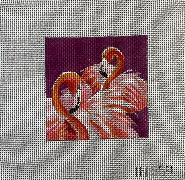 3 x 3 Square Insert IN569 flamingoes 18 Mesh Colors of Praise 3 x 3 Square Insert IN569 flamingoes 18 Mesh Colors of Praise