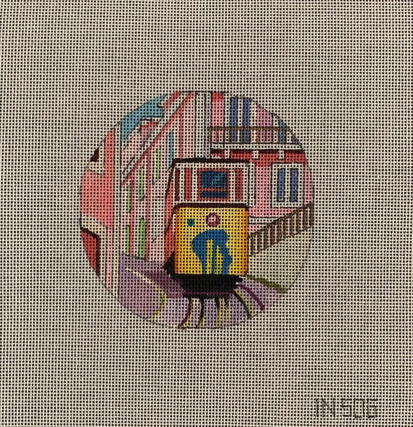 IN506 trolley 4" round 18 Mesh Colors of Praise 