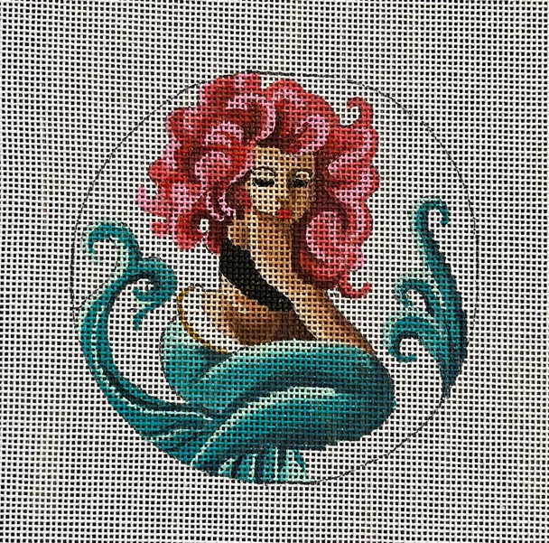 IN534 mermaid 4" round 18 Mesh Colors of Praise 