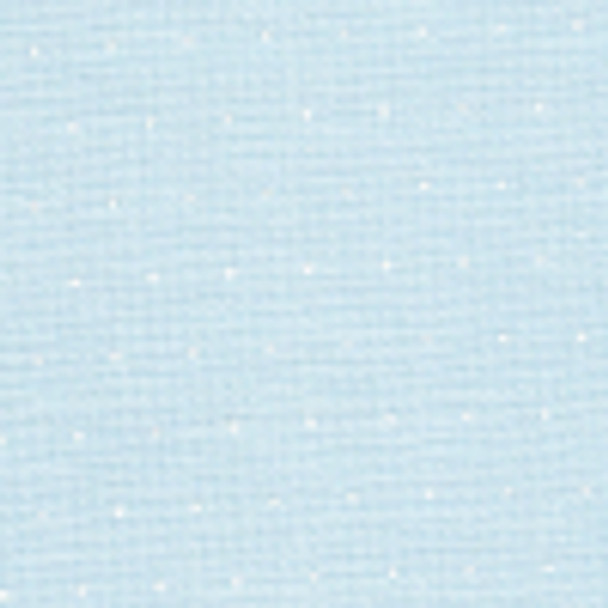 32815469 Blue w/White mini dots; Linen - Cashel - Petit Points; 28ct; 100% Linen; Width 55"; DMC 3841