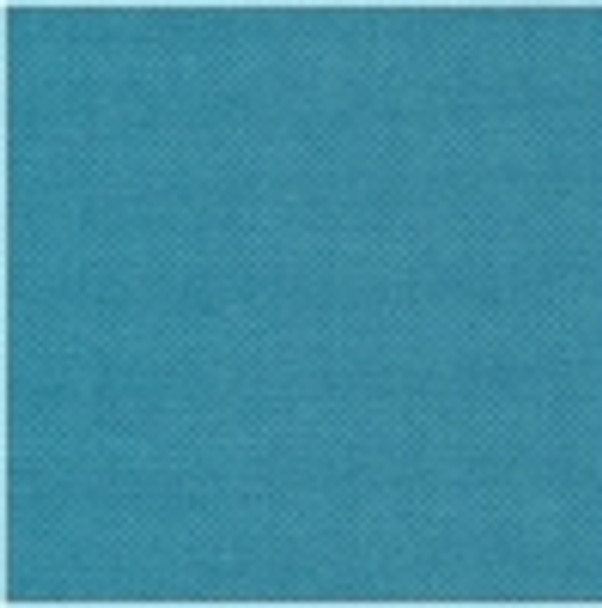  39845152 Azure Blue; Lugana - Murano; 32ct; 47% Cotton, 42% Rayon, 11% Metallic; Width 55"; DMC 3760 