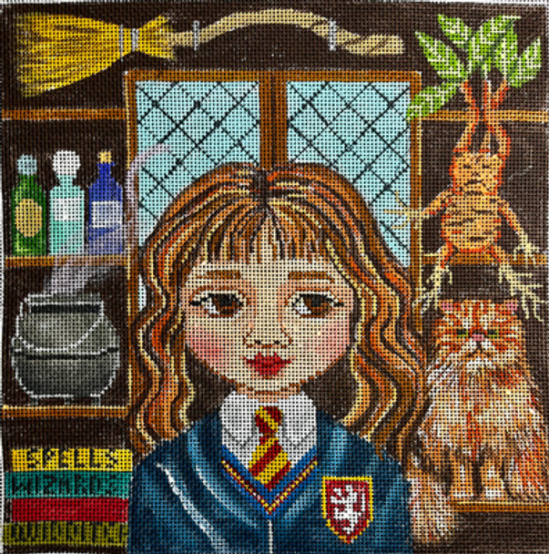 GEP371 HERMOINE PORTRAIT 8 x 8 18 Mesh Gayla Elliott