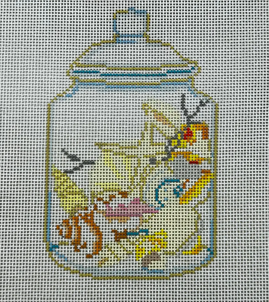 SF56 Shell Jar 5 x 5 18 Mesh Sara Fitz The Collection Designs 
