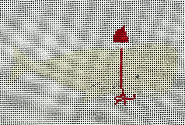 SF63 Santa Whale 5 x 5 18 Mesh Sara Fitz The Collection Designs 