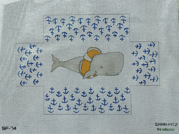 SF74 Whale Brick 13 Mesh Sara Fitz The Collection Designs 