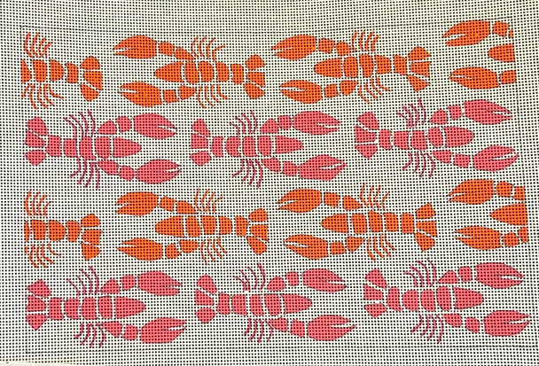 KN4 Pink/Red Lobster 9"x 6" 18 Mesh Katie Nelligan Design