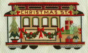 HO386 Raymond Crawford Designs CHRISTMAS CABLE CAR 